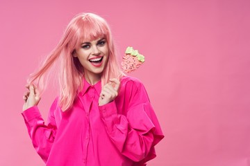 Beautiful woman lifestyle charm smile studio Model.