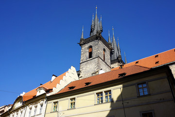 Fototapeta na wymiar Prague Týn Church