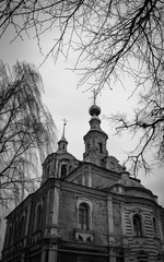 old Russian architecture, the Church in the city of Vladimir