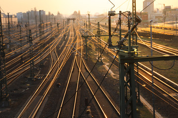 railroad in Berlin, cargo platform 