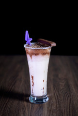 ice cream with chocolate