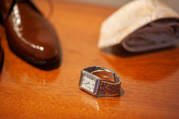 Set of man wedding accessories