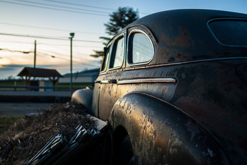 old abandoned car,Centralia,Pennsylvania 