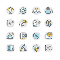 business and marketing icons set
