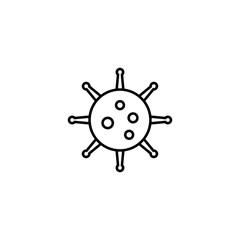 Obraz premium Coronavirus icon illustration isolated vector sign symbol