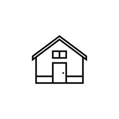 House icon illustration isolated vector sign symbol