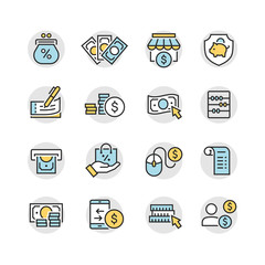 Business and finance web icon set