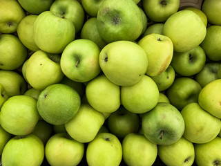 lots of ripe fruit apples for eating background