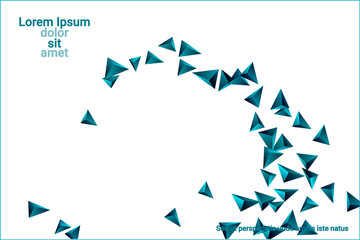 
Triangular background.