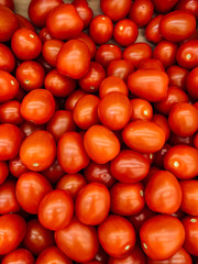 lots of ripe red tomato for eating background