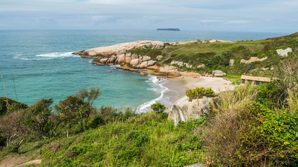 Gravata beach. Beautiful beach in Florianópolis, Santa Catarina