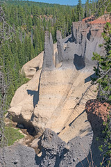 Dramatic Colors on Eroded Volcanic Pinnacles