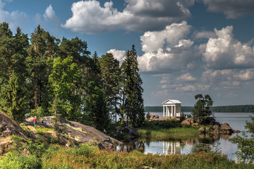 view from the top of the hill