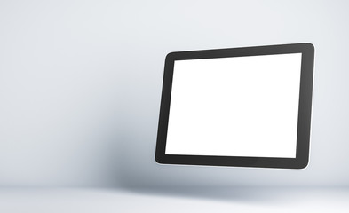 Digital tablet with blank screen