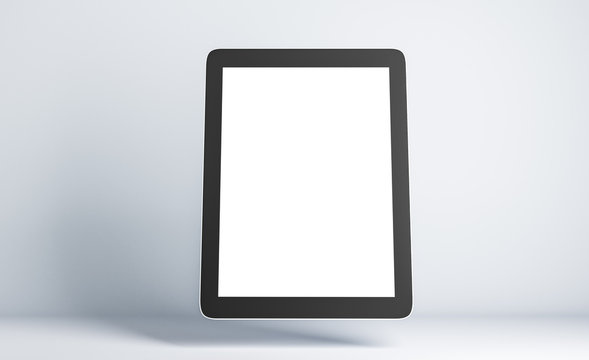 Tablet With Blank White Screen