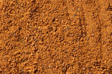 Background texture of nutmeg powder spice