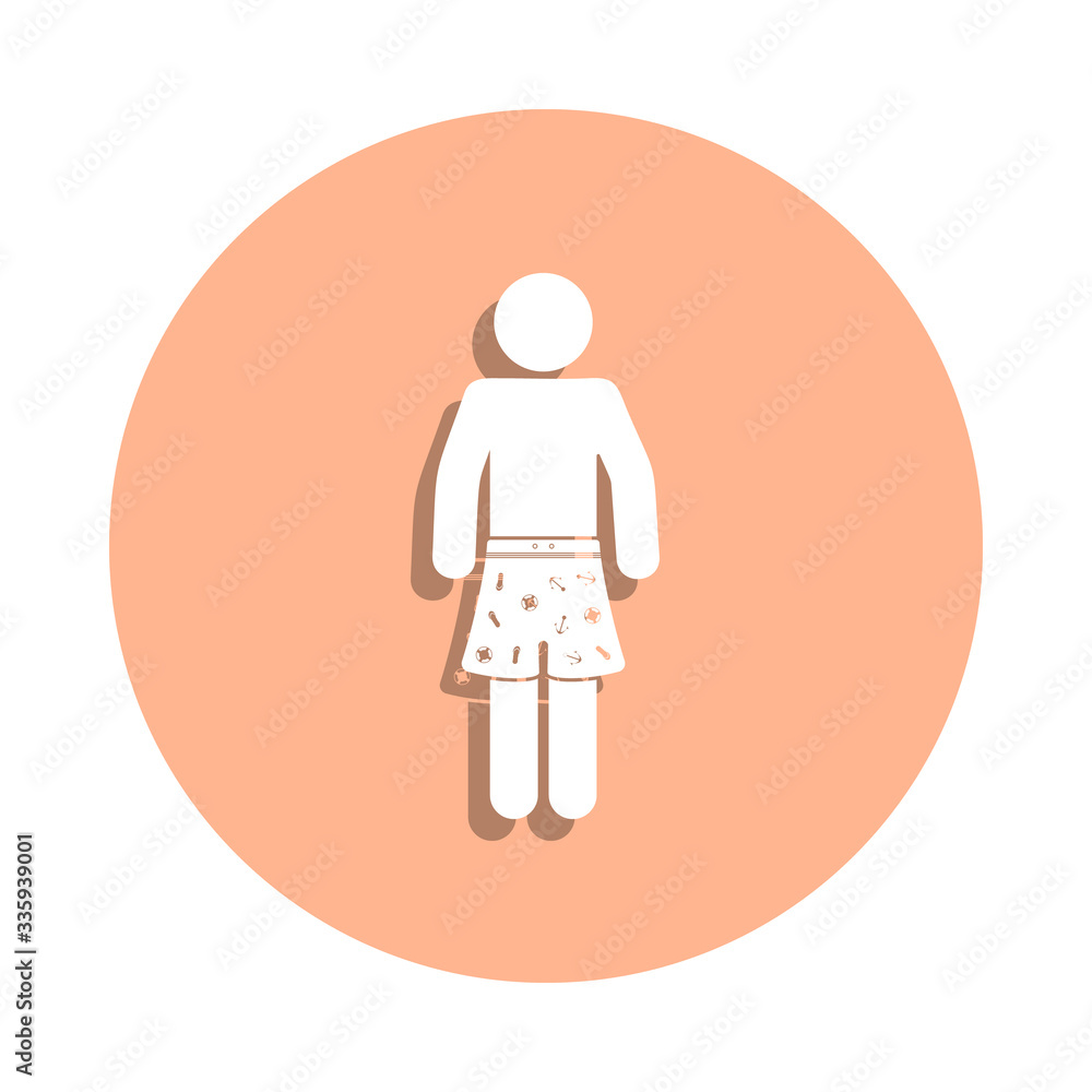 Aufkleber having a rest on the beach badge icon. simple glyph, flat vector of beach holidays icons for ui and 