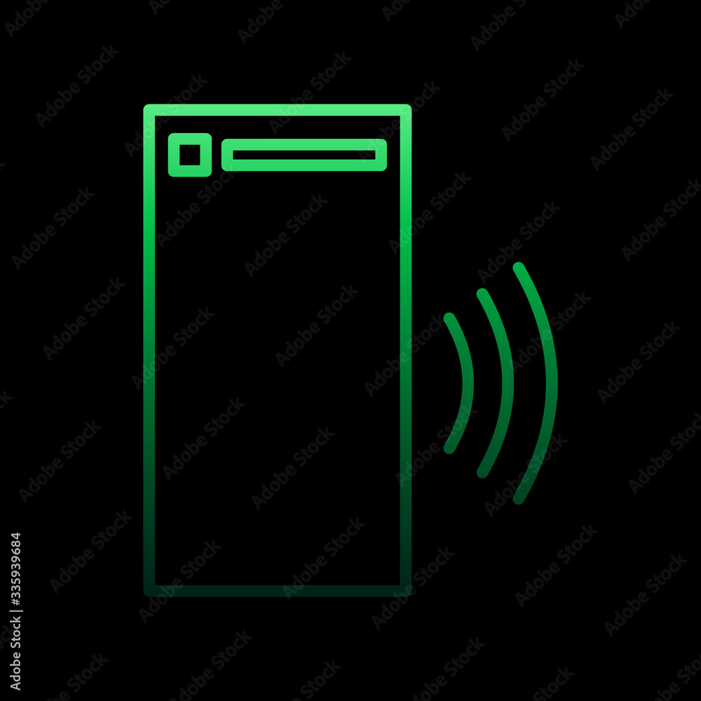 Aufkleber online payment nolan icon. simple thin line, outline vector of internet things icons for ui and ux, 