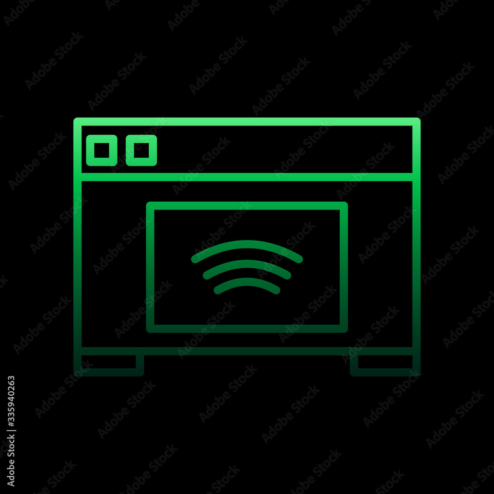 Poster oven nolan icon. simple thin line, outline vector of internet things icons for ui and ux, website or