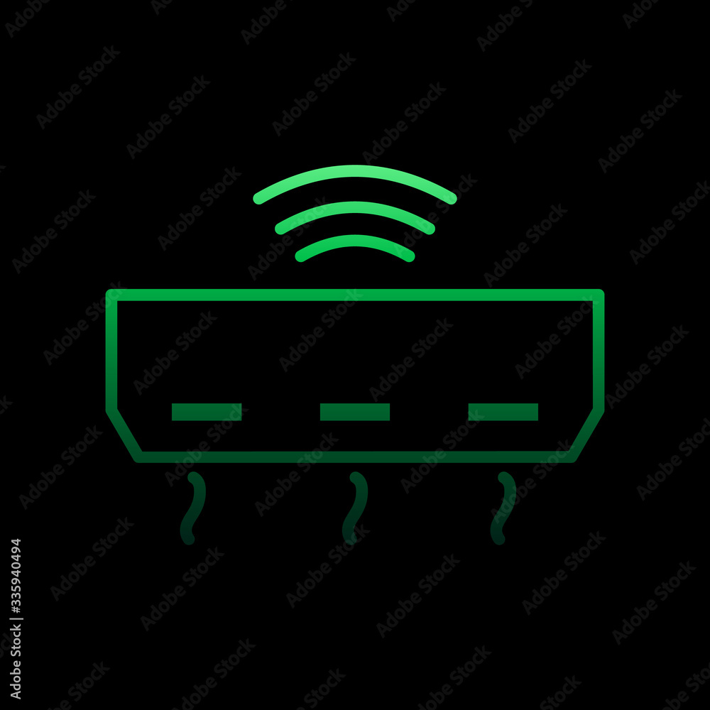 Poster router nolan icon. simple thin line, outline vector of internet things icons for ui and ux, website 
