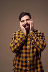Fototapeta premium portrait of a handsome man