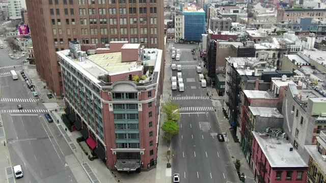 The Roxy, Lower Manhattan, NYC during Coronavirus Outreak, March 2020