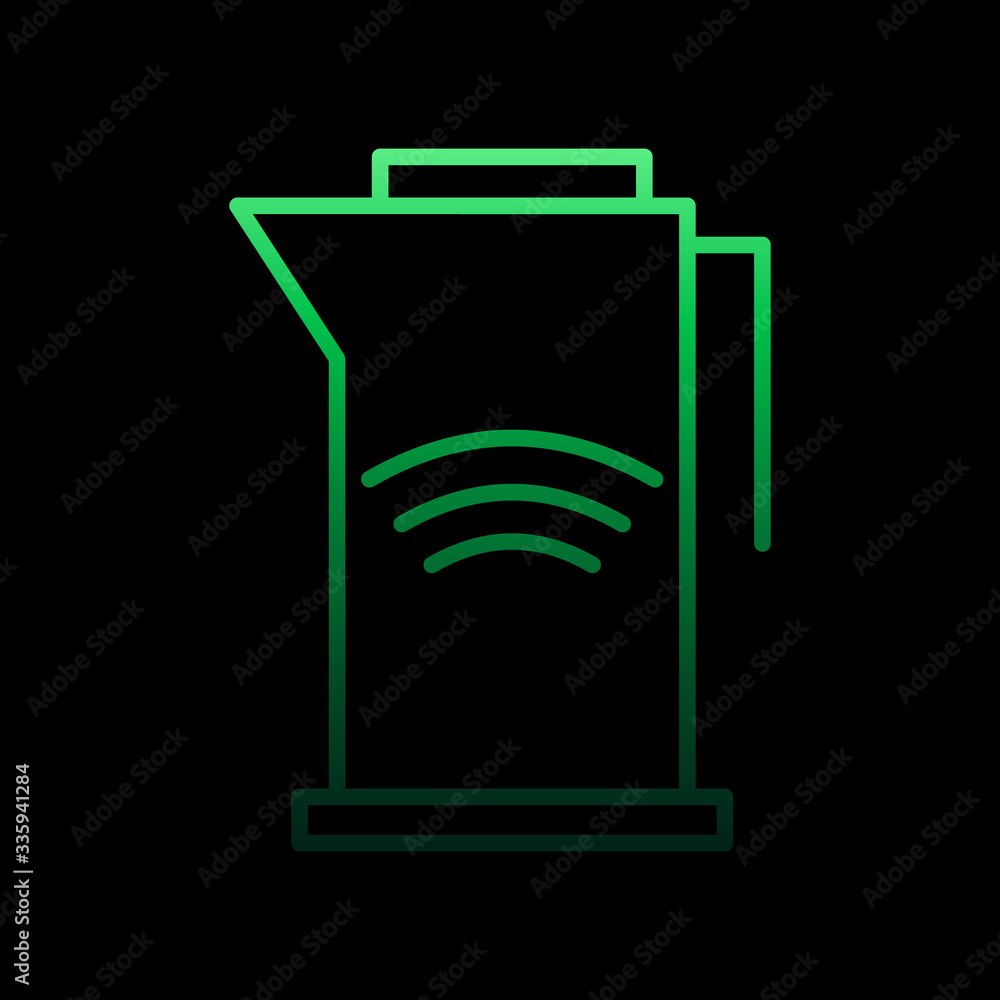 Poster kettle nolan icon. simple thin line, outline vector of internet things icons for ui and ux, website 