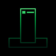 charger nolan icon. Simple thin line, outline vector of internet things icons for ui and ux, website or mobile application