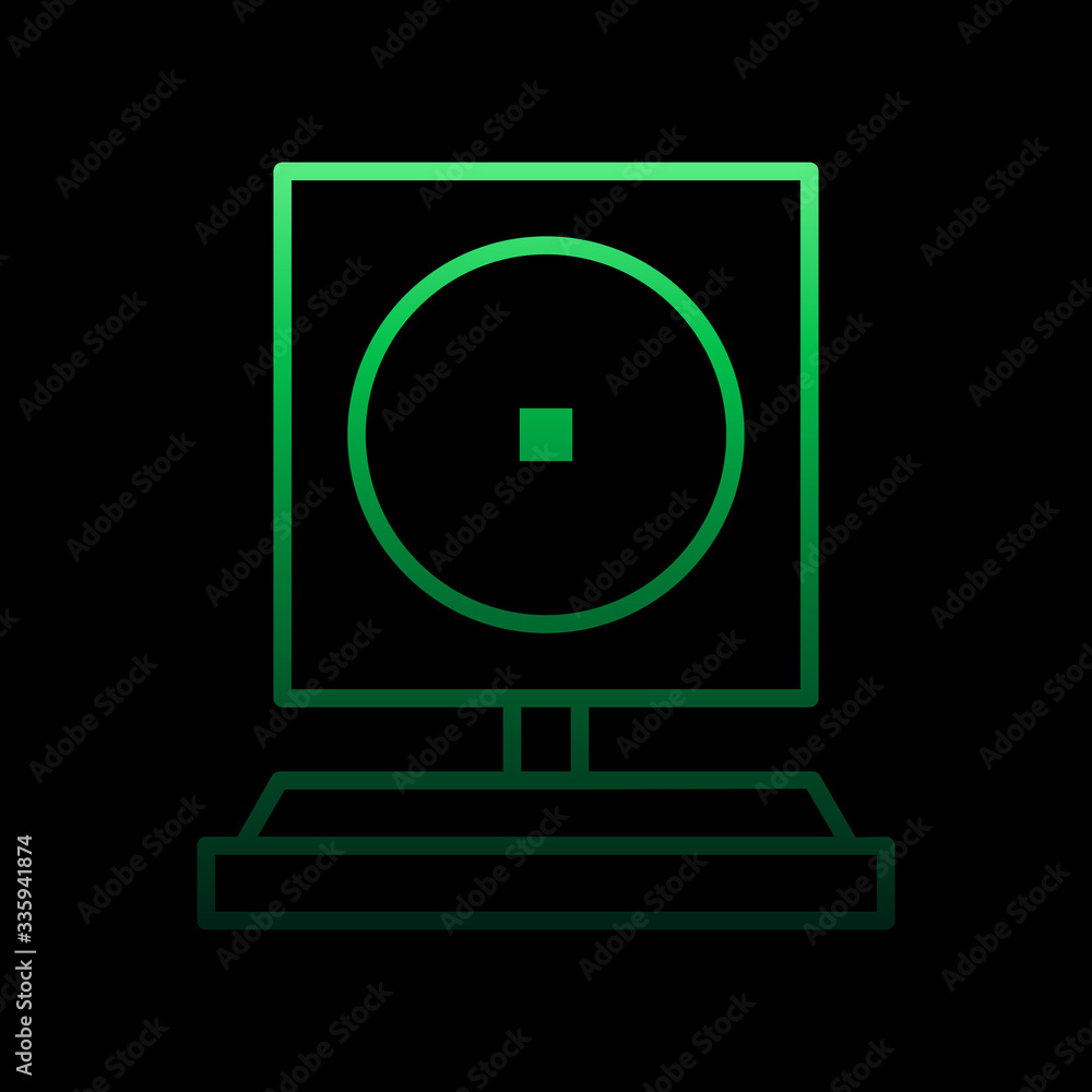 Aufkleber webcam nolan icon. simple thin line, outline vector of internet things icons for ui and ux, website 