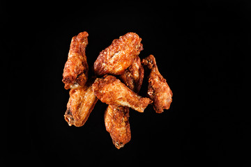 A savory taste of crunchy buffalo wings perfect for home delivery and recommended for food menu content. - 335942087