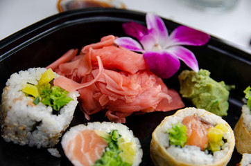 
sushi in the kitchen