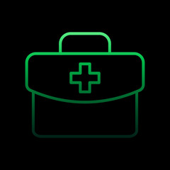 First aid kit nolan icon. Simple thin line, outline vector of medical icons for ui and ux, website or mobile application