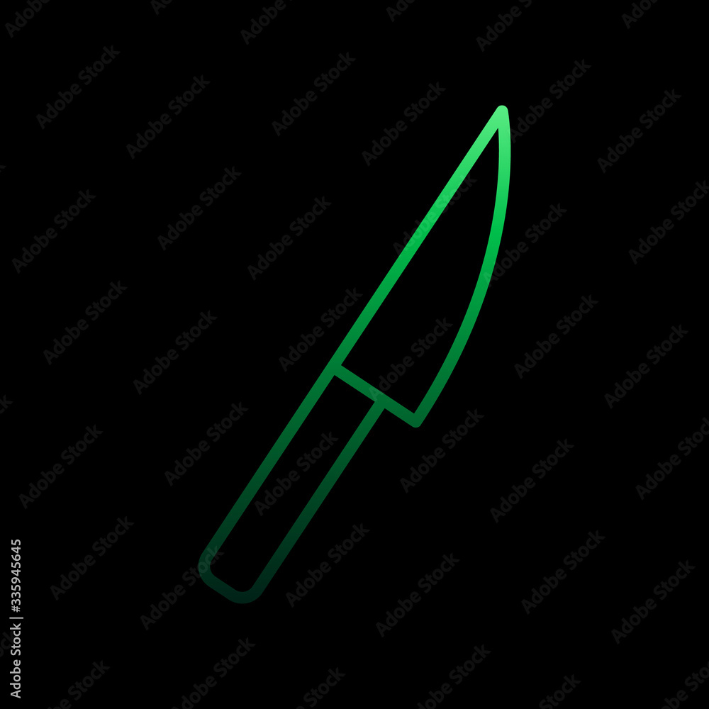 Poster scalpel nolan icon. simple thin line, outline vector of medical icons for ui and ux, website or mobi