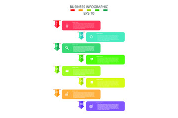 Obraz premium Infographic template design, infographic element.