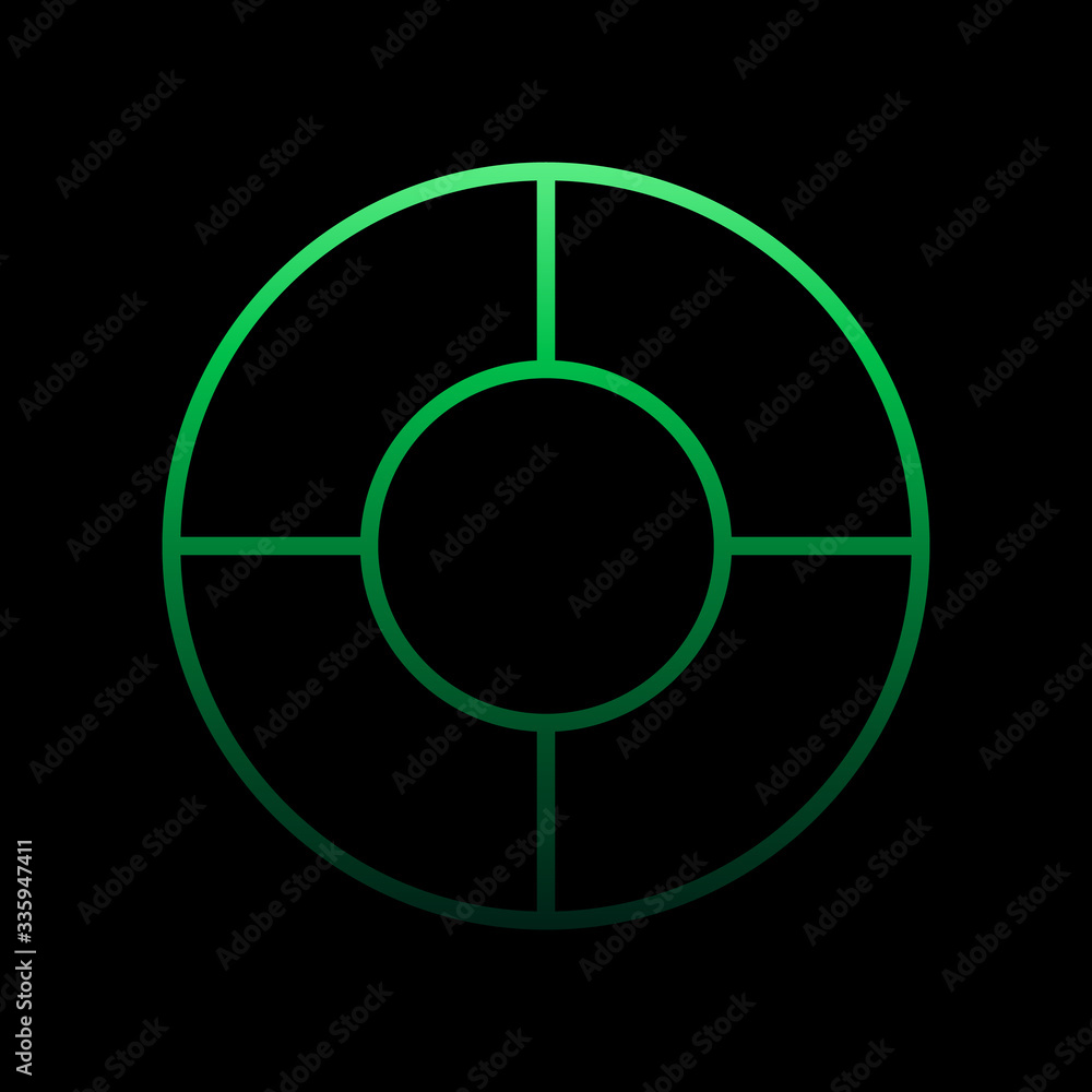 Poster lifebuoy nolan icon. simple thin line, outline vector of summer icons for ui and ux, website or mobi