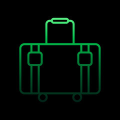 Fototapeta premium Suitcase nolan icon. Simple thin line, outline vector of Summer icons for ui and ux, website or mobile application