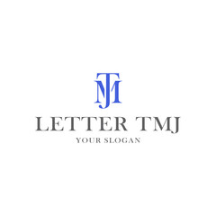 Professional Logo Design For Business or Company, Letter TMJ Initial or Luxury Letter