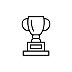 trophy icon vector design template