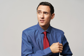 portrait of a handsome businessman