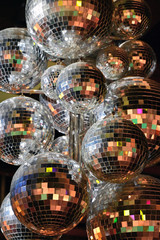 Ballroom spherical mosaic glass laser spotlight