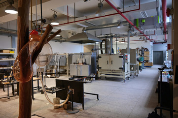 Traditional glass workshop