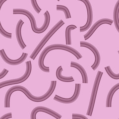 Decorative Line Seamless Fashion Pattern