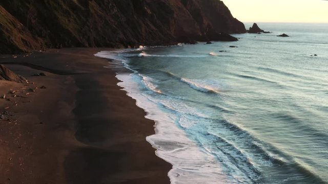 The wild Oregon coast offering a relaxin and dramatic Coastal landscape thats ever changing as the waves carve their way thru the sand and rocks part of the Samuel H Boardman Scenic Corridor.