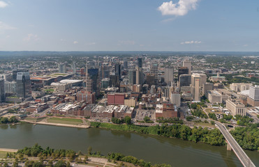 View of the Nashville over the river