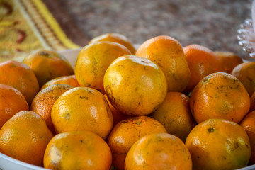 fresh apricots in a bowl