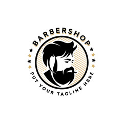  Barbershop vintage Logo template 