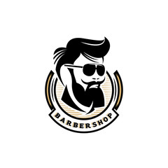  Barbershop vintage Logo template 