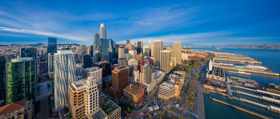 Aerial View of San Francisco Skyline