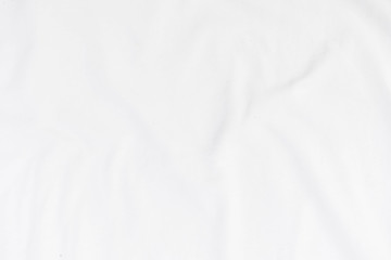Obraz premium Biała tkanina tekstura tło. Falista biała tkanina.