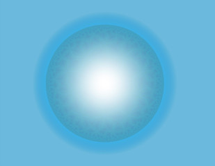 Abstract advertising, blue white sphere, gradient horizontal fluorescent modern pattern
